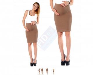 těhotenská sukně béžová 2XL/3XL