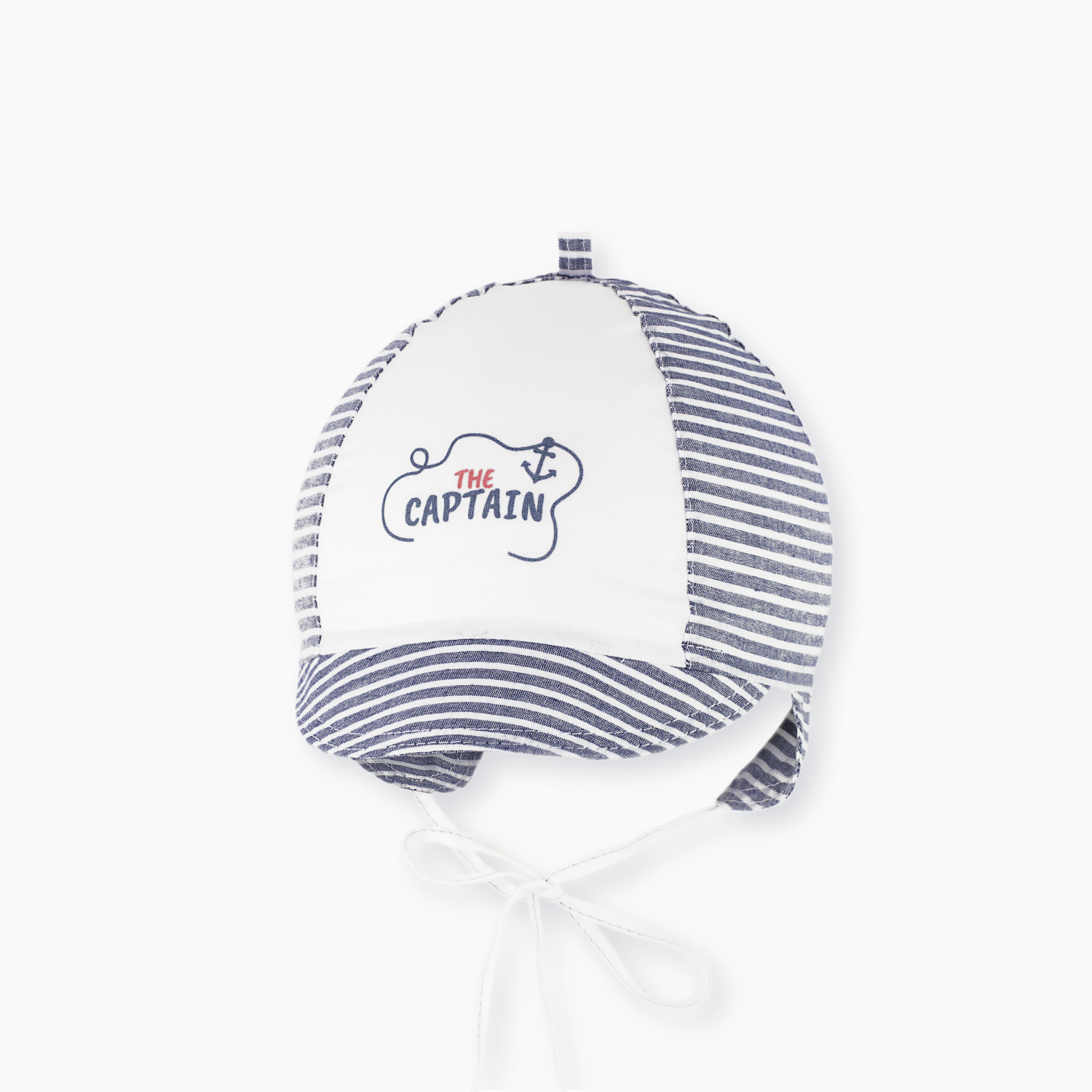 chlapecká bavlněná čepice se zavazováním CAPTAIN vel. 40