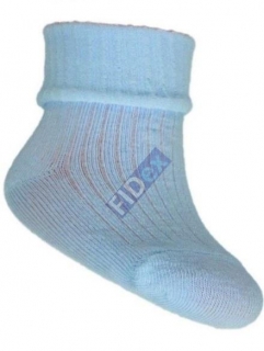 kojenecké ponožky pro nejmenší - světle modré 3-6 m