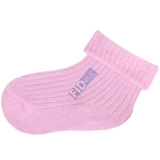 kojenecké ponožky pro nejmenší - světle růžové