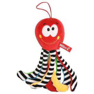 Hencz Toys Mom´s care - edukační hračka chobotnička červená