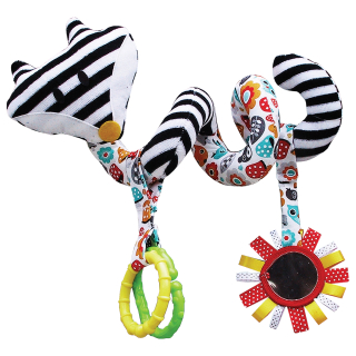 Hencz toys 951 pruhovaná spirála na postýlku a kočárek