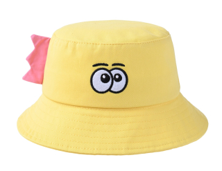 dětský klobouček vel. 48-50 cm  TOP kvalita - EYES žlutý