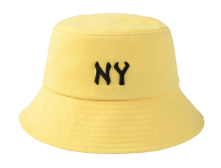dětský klobouček vel. 52-54 cm  TOP kvalita - NY žlutý 